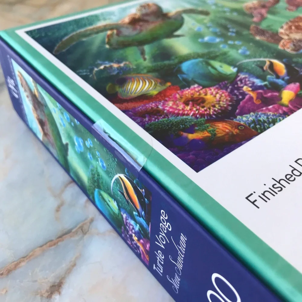 Turtle Voyage 1000 Piece Soft Touch Jigsaw Puzzle Artist Steve Sundram